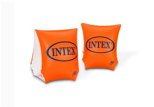 Brassards de natation Intex orange taille S