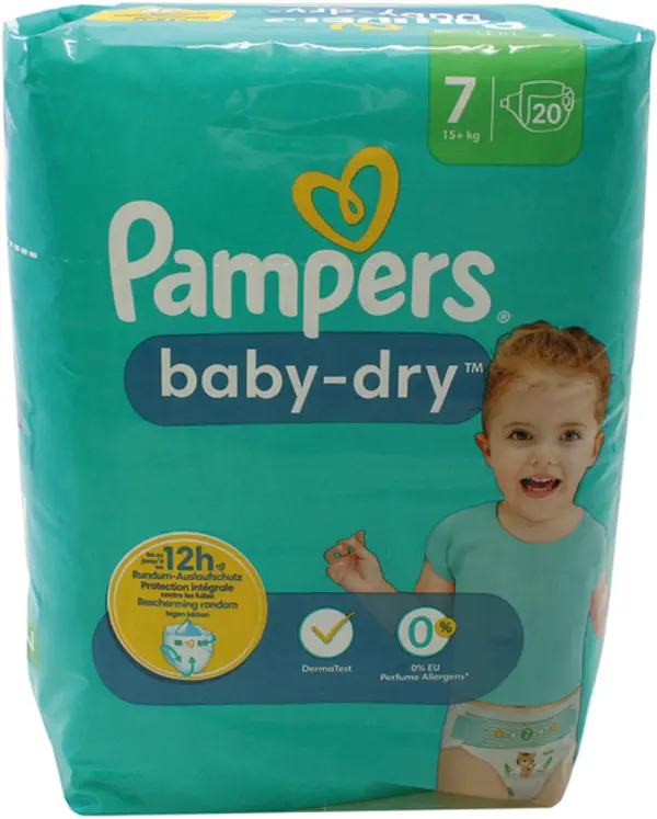 Pampers Baby Dry taille 7 Extra Large (15 kg et plus) 23 s