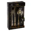 menagere inox 16p gold, doré - Image 2