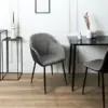 fauteuil memphis gris et noir - Image 2