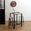 table mange debout et 2 tabourets loka - Image 2