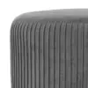 tabouret app en velours solaro gr, gris - Image 3