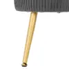 tabouret app en velours solaro gr, gris - Image 4